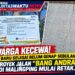 Warga Kecewa! Baru Selesai Belum Genap Sebulan, Proyek Jalan “Bang Andra” di Malingping Mulai Retak