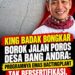 King Badak Bongkar Borok Jalan Poros Desa Bang Andra: Programnya Emas Bactingplant Tak Bersertifikasi, Betonnya Abal-Abal
