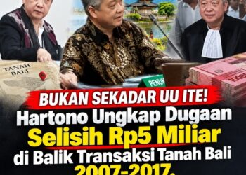 Bukan Sekadar UU ITE! Hartono Ungkap Dugaan Selisih Rp5 Miliar di Balik Transaksi Tanah Bali 2007-2017