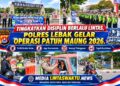 Tingkatkan Disiplin Berlalu Lintas, Polres Lebak Gelar Operasi Patuh Maung 2026