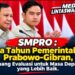 SMPRO : Dua Tahun Pemerintahan Prabowo-Gibran, Ruang Evaluasi untuk Masa Depan yang Lebih Baik