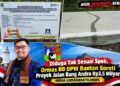 Diduga Tak Sesuai Spek, Ormas BB DPW Banten Soroti Proyek Jalan Bang Andra Rp3,5 Milyar